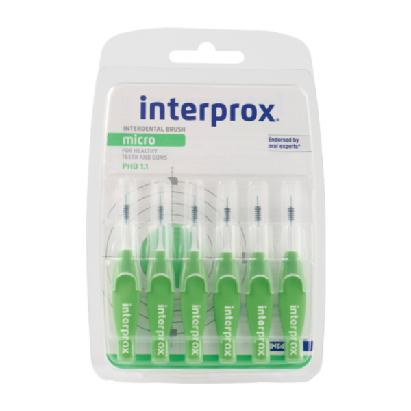 Щітка міжзубна INTERPROX 4G MICRO, 1.1 мм, 6 шт. Щітка міжзубна INTERPROX 4G MICRO, 1.1 мм, 6 шт.