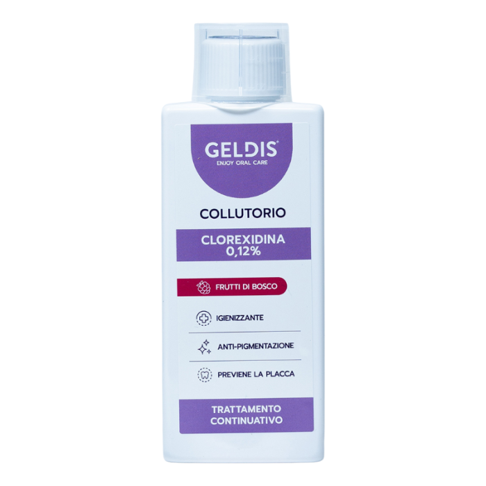 Ополіскувач Geldis 0.12% хлоргексидину, фруктовий смак, 200 мл
