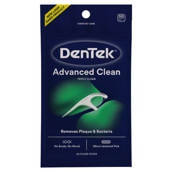 Флосери DenTek потрійне чищення, 75 шт