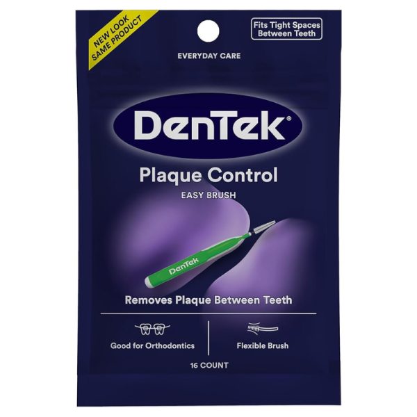 Міжзубні щітки DenTek Plaque Control для вузьких проміжків, 16 шт Міжзубні щітки DenTek Plaque Control для вузьких проміжків, 16 шт