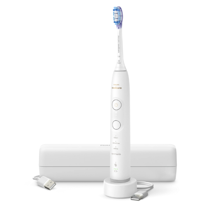 Звукова електрична щітка PHILIPS Sonicare 7100, HX7420/01, 1 насадкa для ясен, 4 режими, 3 інтенсивності+футляр