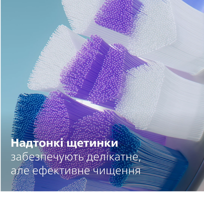 Звукова електрична щітка PHILIPS Sonicare 6100, HX7403/05, насадка для чутливих зубів, 2 режими, 3 інтенсивності+футляр