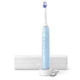 Звукова електрична щітка PHILIPS Sonicare 6100, HX7406/02, насадка для чутливих зубів, 2 режими, 3 інтенсивності+футляр