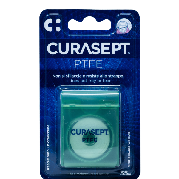 Зубна нитка CURASEPT PTFE з хлоргексидином, 35 м