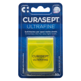 Зубна нитка CURASEPT ULTRAFINE невощена, з хлоргексидином, 50 м