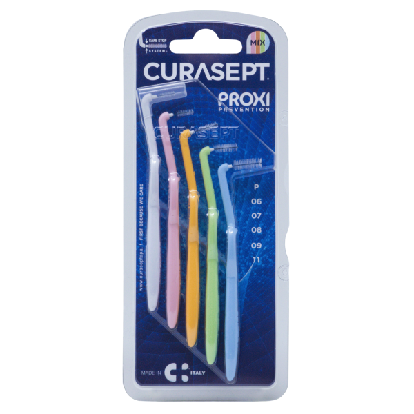 Набір щіток міжзубних CURASEPT Proxi Angle Prevention MIX 0,6 - 1,0 мм, 5 шт