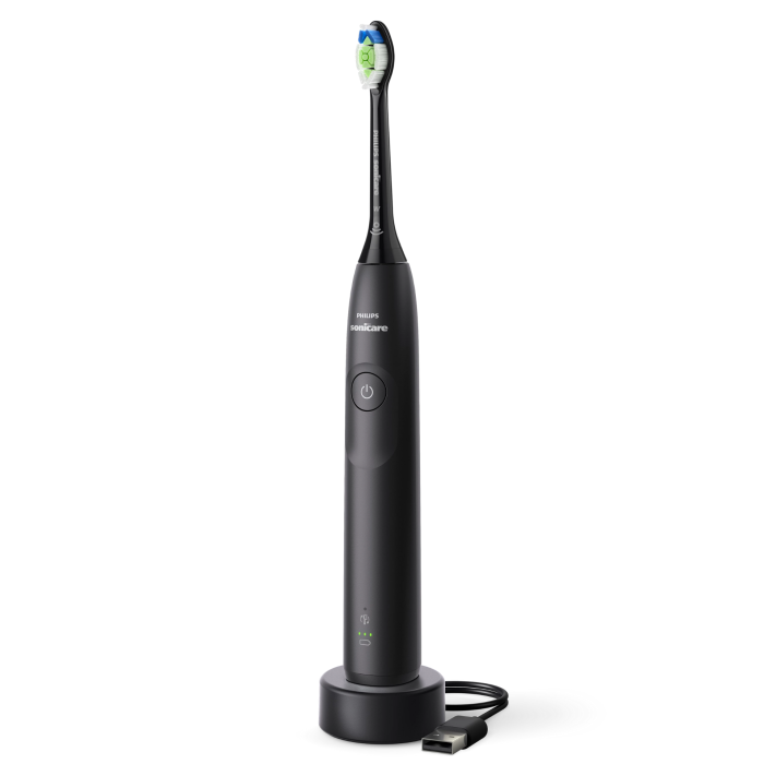 Звукова електрична щітка PHILIPS Sonicare 5300, HX7101/01 1 насадка для відбілювання, 1 режим, 2 інтенсивності