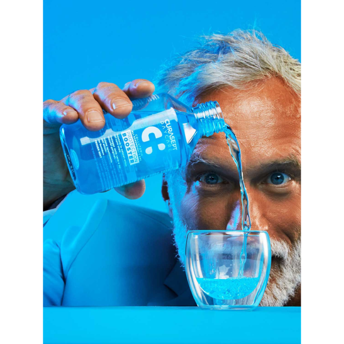 Ополіскувач CURASEPT DAYCARE BOOSTER FROZEN MINT, м'ятний, 500 мл