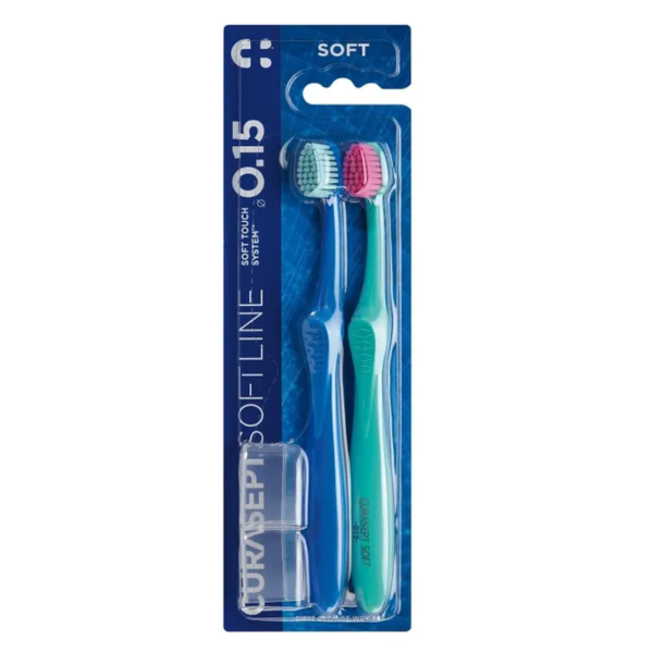 Набір зубних щіток CURASEPT SOFT TOOTHBRUSH 0,15 мм, м'яка, 2 шт