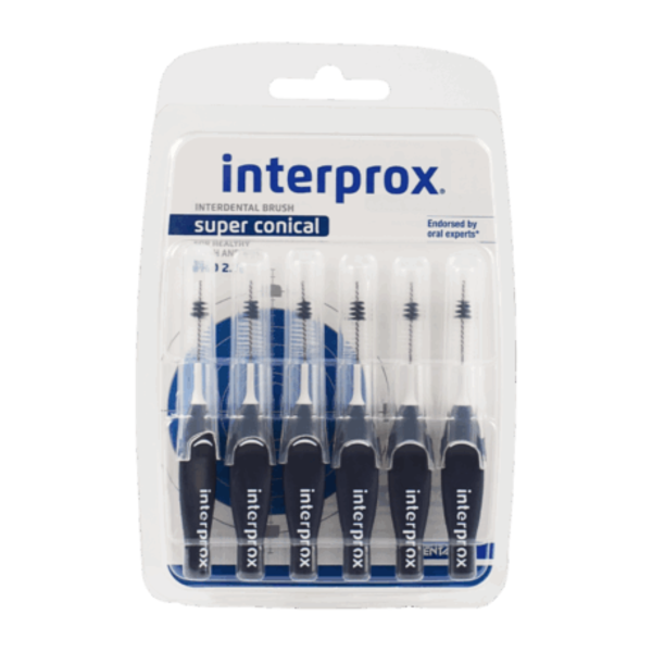 Щітка міжзубна INTERPROX 4G SUPER CONICAL, 2.0 мм, 6 шт.