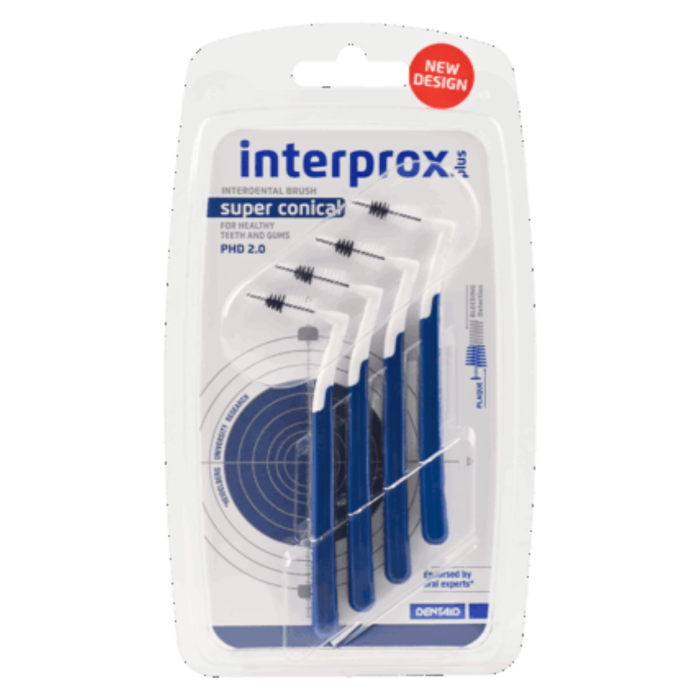 Щітка міжзубна INTERPROX PLUS 2G SUPER CONICAL, 2,0 мм, 4 шт.