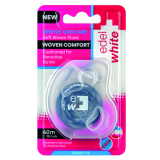 Зубна плетена нитка-флос Edel+White woven comfort, для чутливих ясен, смак кориця-м'ята, 40 м