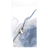 Зубна плетена нитка-флос Edel+White woven comfort, для чутливих ясен, смак кориця-м'ята, 40 м