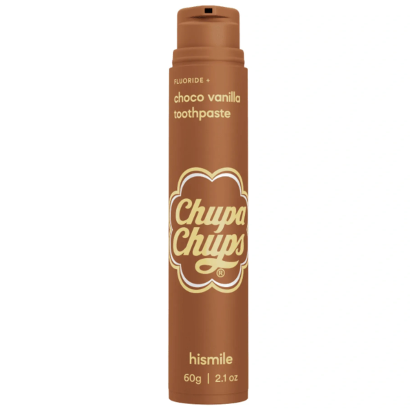 Зубна паста Hismile Chupa Chups Choco Vanilla, смак шоколаду і ванілі, 60 г