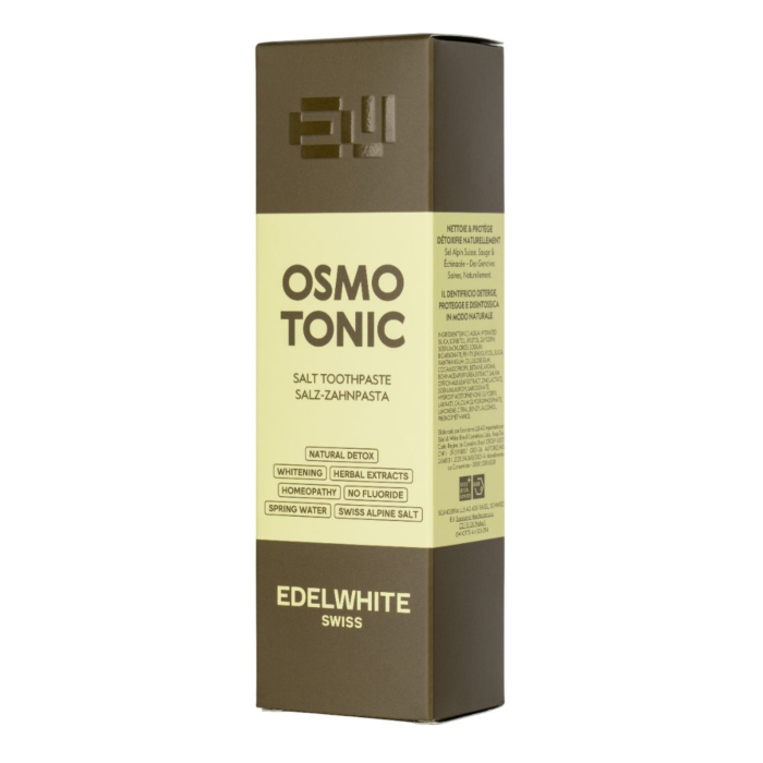 Зубна паста Edel+White Osmotonic, з альпійською сіллю, для захисту ясен, 75 мл