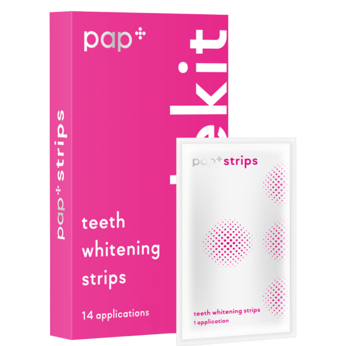 SmileKit PAP+ відбілювальні смужки для зубів, 28 шт./14 пар