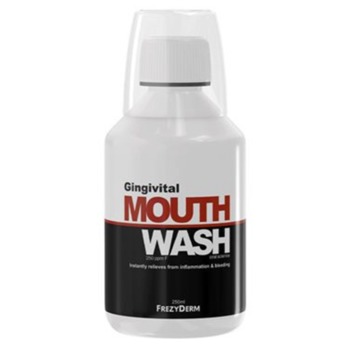 Ополіскувач FrezyDerm Gingivital проти гінгівіту, з фтором, 250 мл