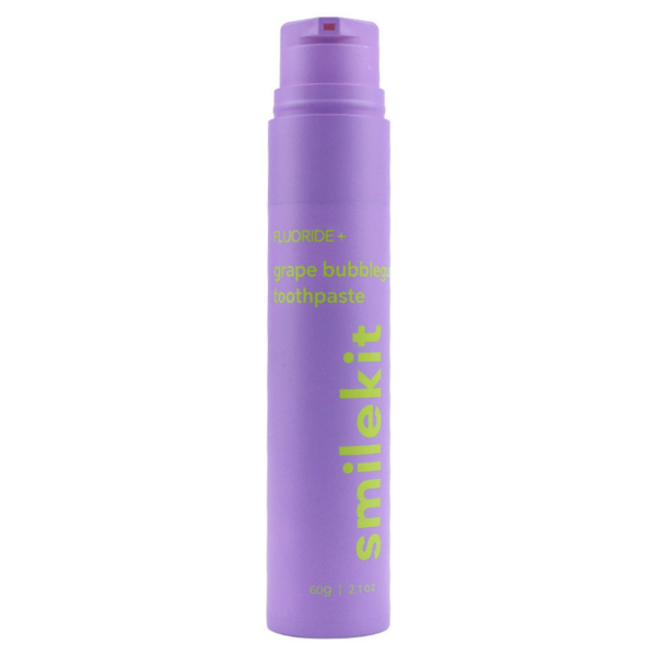 Зубна паста SmileKit Fluoride+, жувальна гумка виноград, 60 г