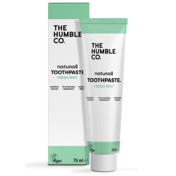 Зубна паста натуральна The Humble Co., свіжа м'ята, 75 мл