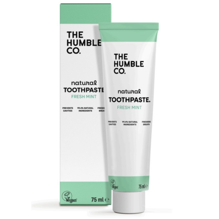 Зубна паста натуральна The Humble Co., свіжа м'ята, 75 мл