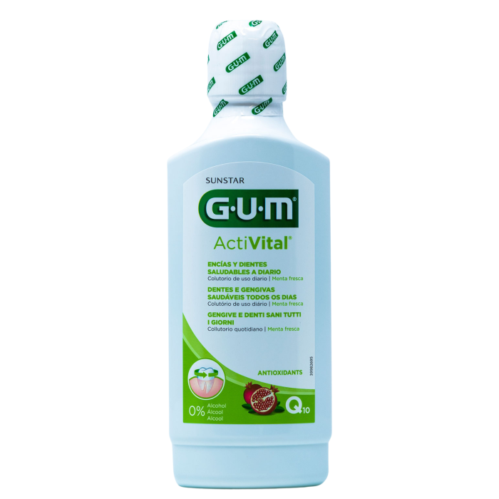 Ополіскувач GUM ActiVital, захист зубів та ясен, 300 мл
