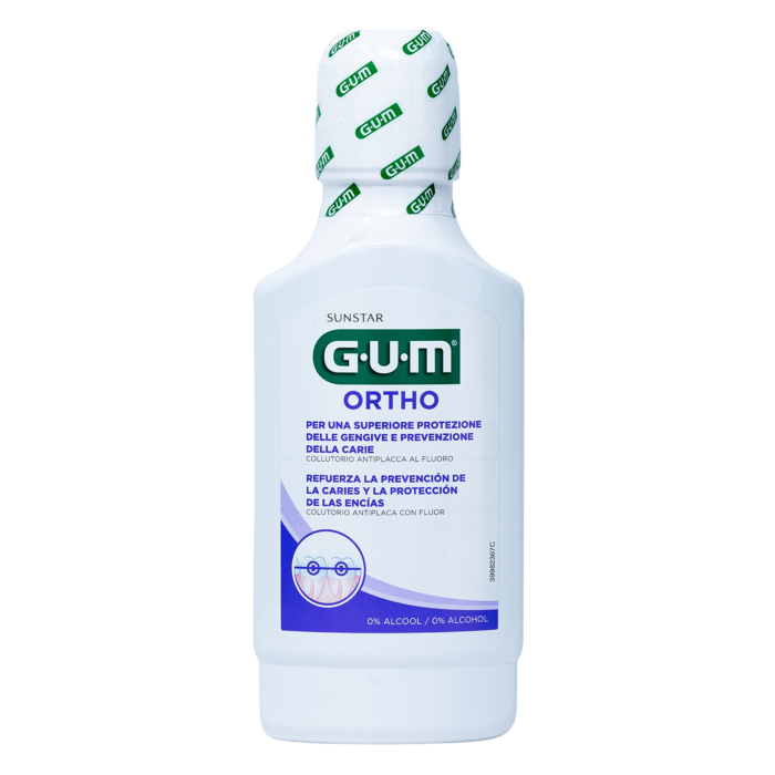 Ополіскувач GUM ORTHO, догляд за брекетами, 300 мл