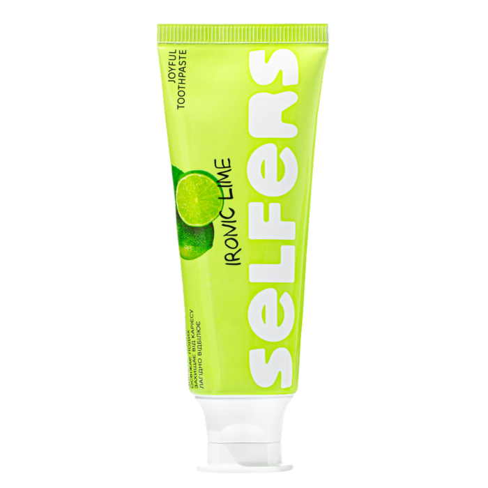Зубна гелева паста Selfers IRONIC LIME смак лайм, 75 мл