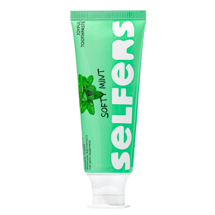 Зубна гелева паста Selfers SOFTY MINT смак м'яти, 75 мл