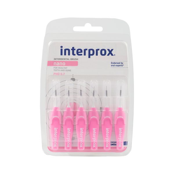 Щітка міжзубна INTERPROX 4G NANO, 0.7 мм, 6 шт. Щітка міжзубна INTERPROX 4G NANO, 0.7 мм, 6 шт.