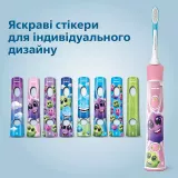Дитяча звукова електрична щітка Philips Sonicare For Kids HX6352/42, 2 насадки, 1 режим, 2 інтенсивності, мобільний додаток