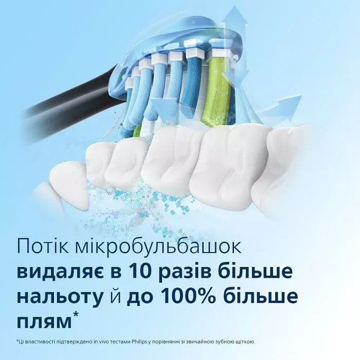 Звукова електрична щітка Philips Sonicare DiamondClean 9000 HX9911/88, насадка проти нальоту, 4 режими, 3 інтенсивності, мобільний додаток