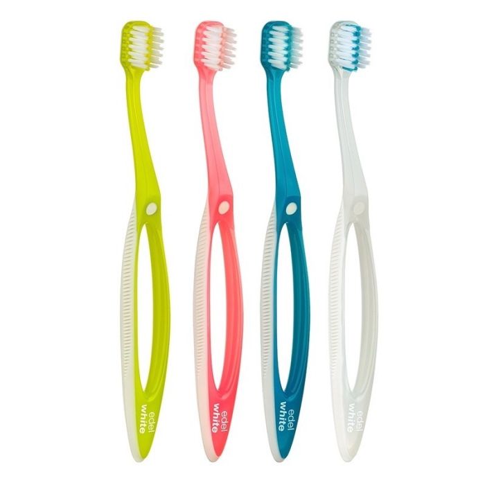 Зубна щітка Edel+White Pro Ortho, ортодонтична, ультра м'яка