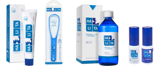 Очищувач язика Halita Campaign, при халітозі, усуває наліт з язика, прозорий