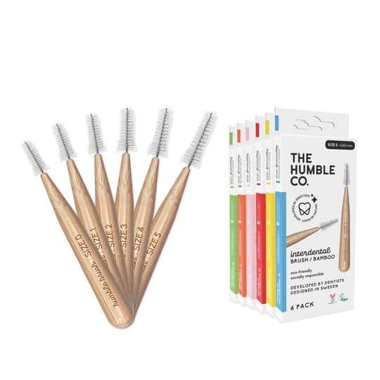 Щітка міжзубна The Humble Co., бамбук, 0,4 мм, 6 шт