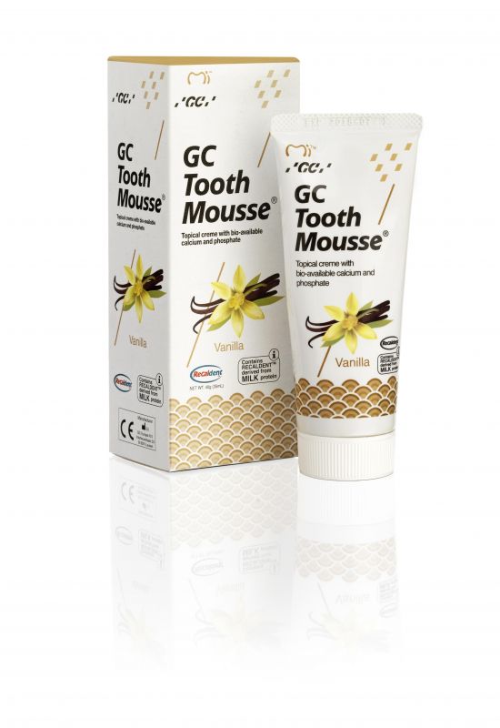 Крем для ремінералізації зубів, TOOTH MOUSSE (Тус мус), ваніль, 35 мл Крем для ремінералізації зубів, TOOTH MOUSSE (Тус мус), ваніль, 35 мл