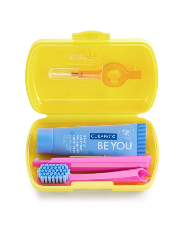 Набір дорожній Curaprox Be you Yellow Набір дорожній Curaprox Be you Yellow
