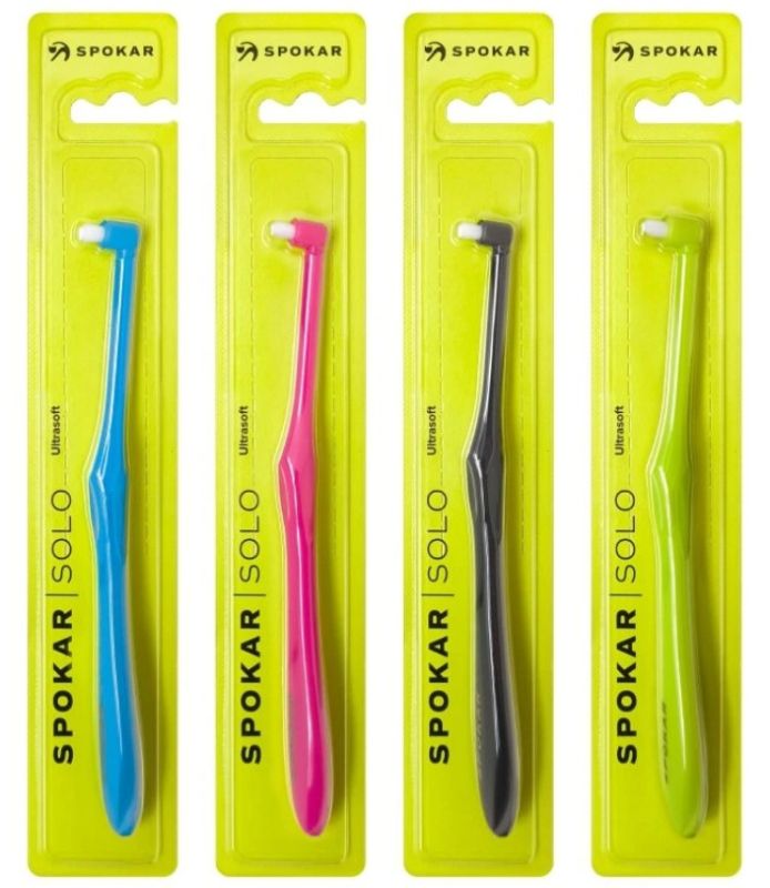 Зубна щітка монопучкова SPOKAR Sоlo Single-Tuft 6,5 мм ультра м'яка